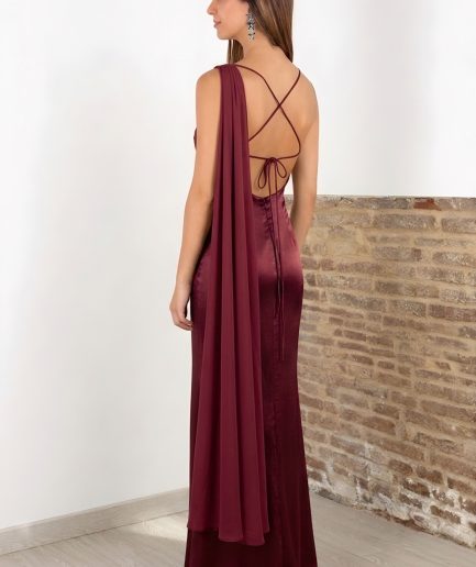 Vestido Eloise granate